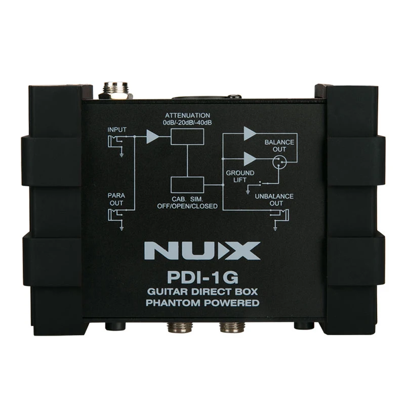 NUX PDI-1G гитара прямая коробка прямой впрыск фантомный блок питания аудио миксер Para