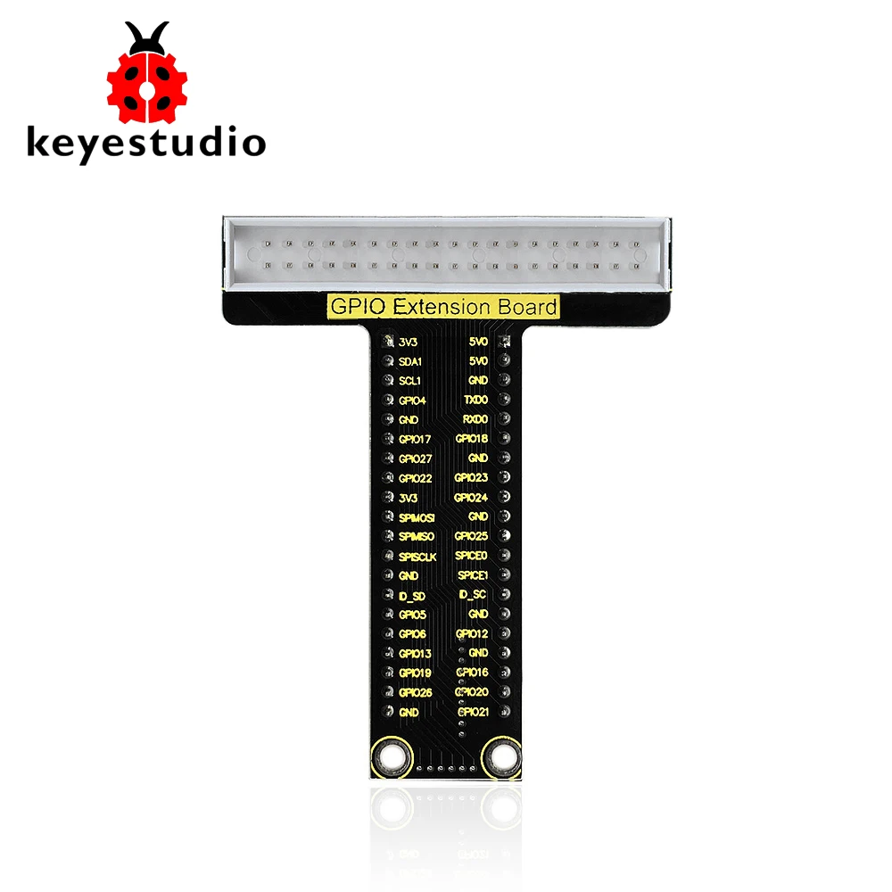 Бесплатная доставка! Keyestudio RPI GPIO T образный экран для Raspberry Pi 4B /CE