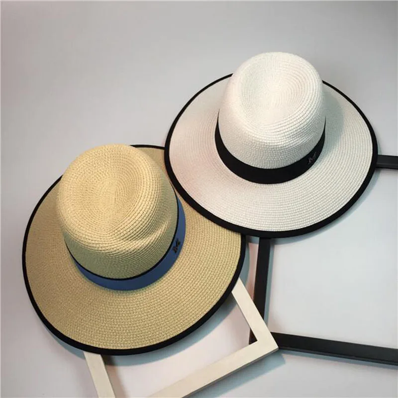 Ozyc Лидер продаж летнее солнце шляпы для женщин букву м широкополая дамы