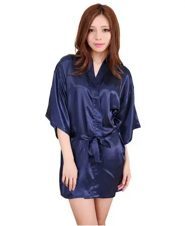 Женское длинное шелковое платье кимоно ночная рубашка для вечеринки бесплатная