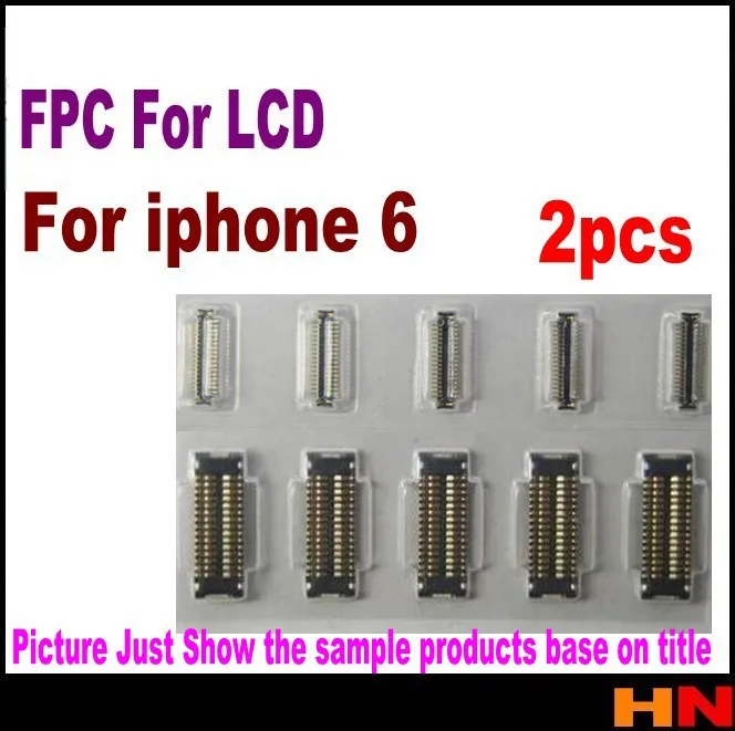 2 шт. Новый ЖК-дисплей FPC коннектор для iPhone 6 6G 4 7 дюйма &quotна материнской плате |