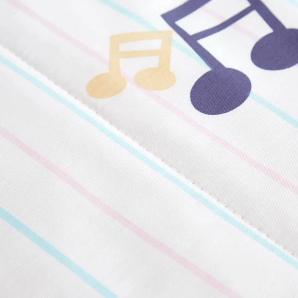 Голубое стеганое одеяло в горошек с плюшевым мишкой тонкое из хлопка лето