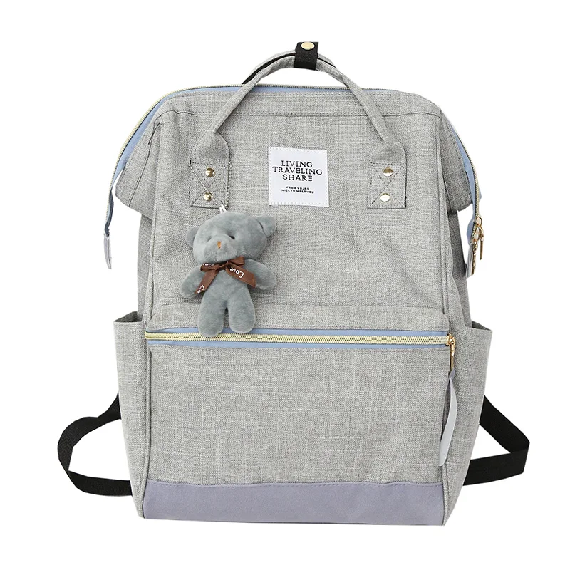 gray Корейский школьный рюкзак для девочек, модные дорожные сумки для девочек, Mochila Feminina Escolar Bagpack, мини рюкзак, женский рюкзак - Цвет: gray