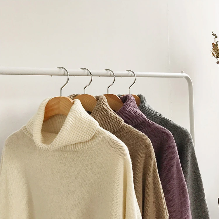 Winter Women Sweaters Streetwear Loose Turtleneck Long Sleeve Pullovers Female Korean Warm Chic Tops Clothes Christmas Sweater | Женская