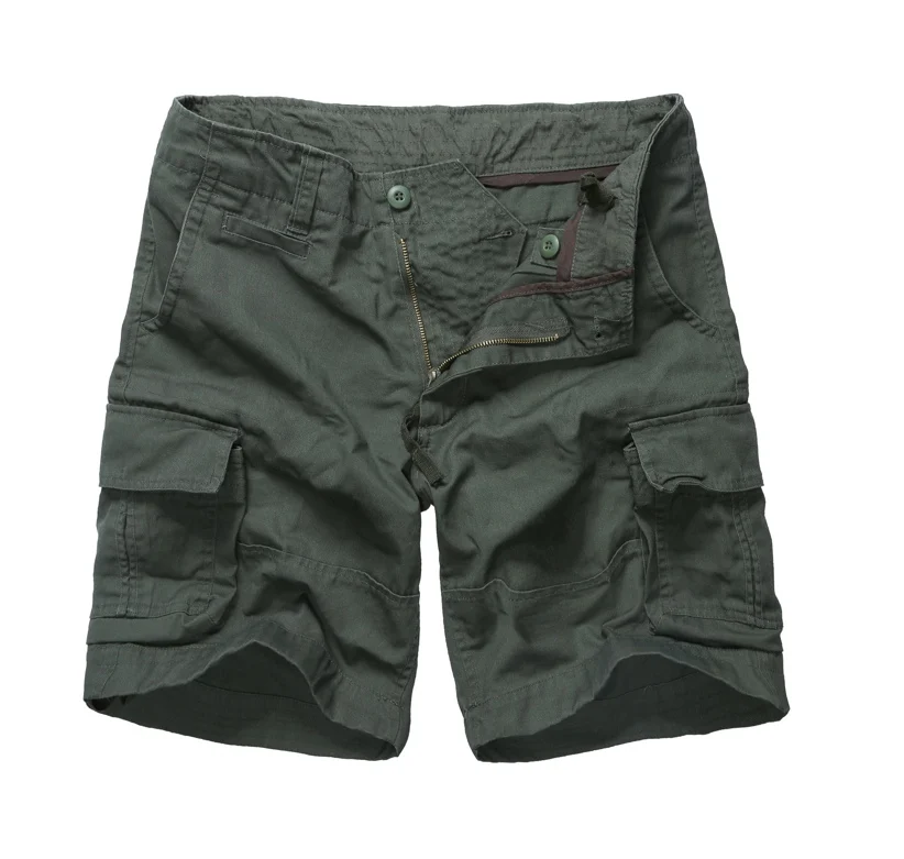 Army Green Мужские армейские стильные рабочие прочные карго Шорты повседневные шорты с несколькими карманами-черный, темно-синий, армейский зеленый и хаки - Цвет: Army Green