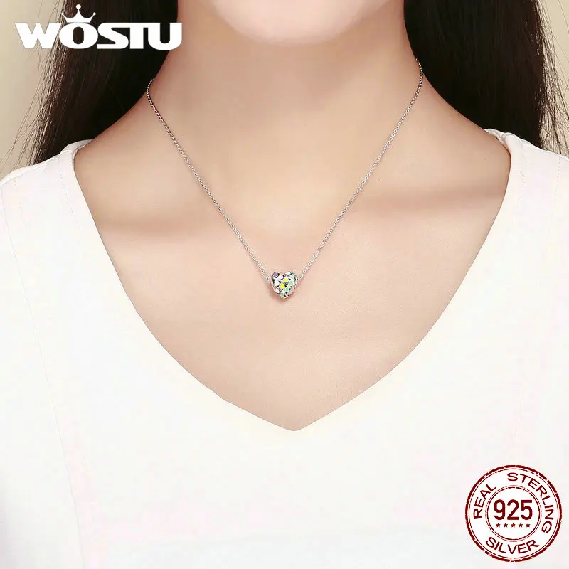 Шарм-браслет из серебра 925 пробы в виде сердца | Украшения и аксессуары