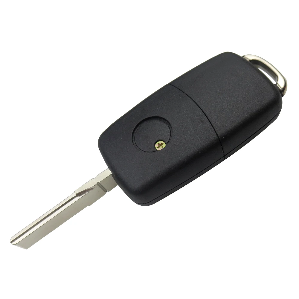 OkeyTech для VW Seat Skoda Jetta Golf Passat Beetle Polo Bora Octavia Key Shell 3 кнопки флип складной чехол для дистанционного ключа автомобиля чехол