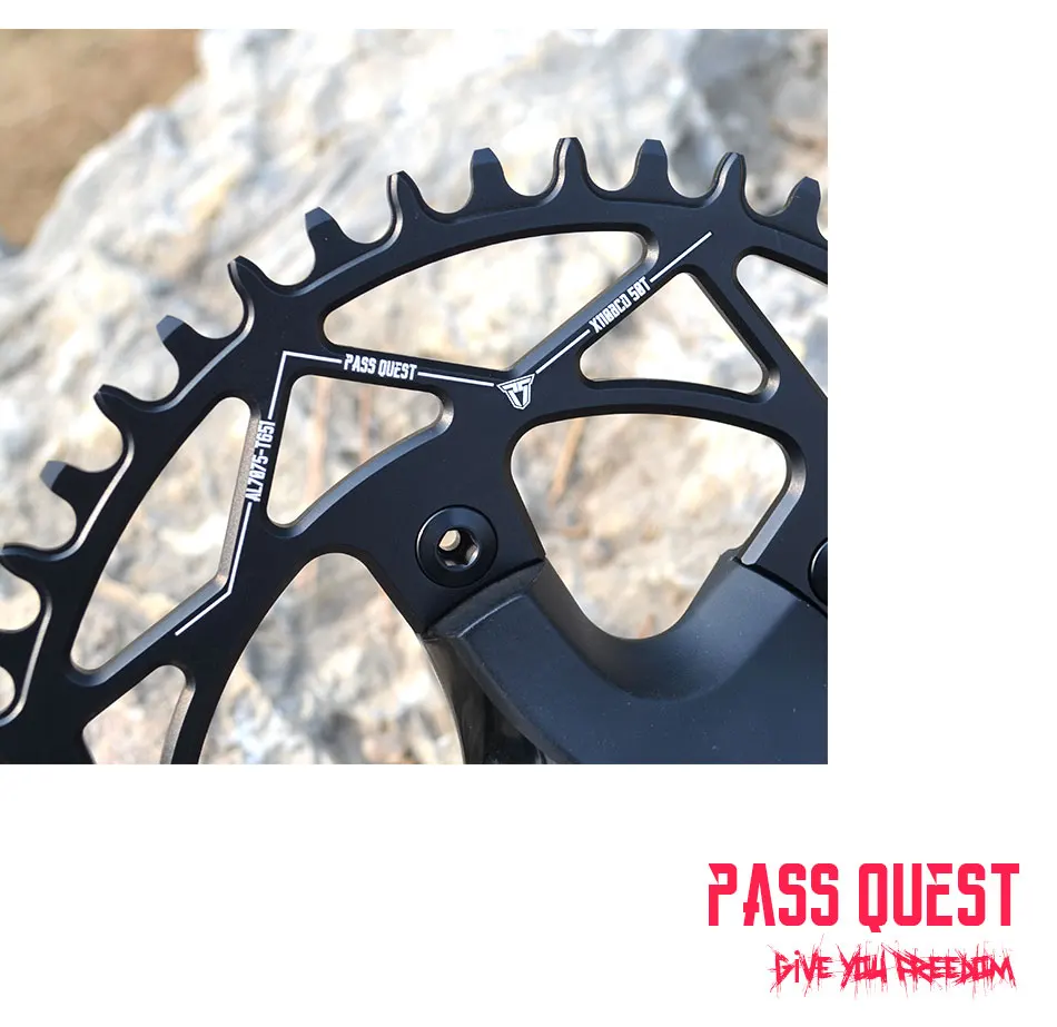 Овальный шоссейный велосипед PASS QUEST X110 / 4 BCD 110BCD узкая широкая Звездочка 42T 52T для 105