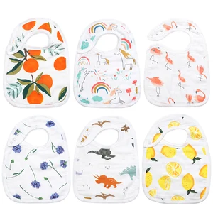 Аксессуары для новорожденных мальчиков, бандана для девушки, нагрудники с милым мультяшным принтом животных, слюнявчик, полотенце для кормления, Слюнявчики для младенцев, слюнявчики