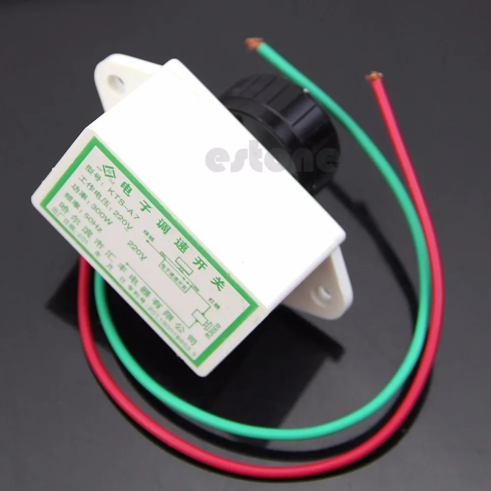 Горячая AC 220V 300W Электронный регулятор скорости двигателя, регулировка переключателя W315