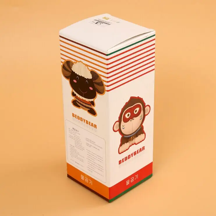 Индивидуальная бумажная коробка для духов из гофрированного картона матовая