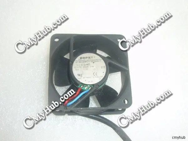 Подлинный для PAPST TYP612NG DC12V 200mA 2 4 W 2pin провода 6025 60X60X25MM охлаждающий вентилятор |