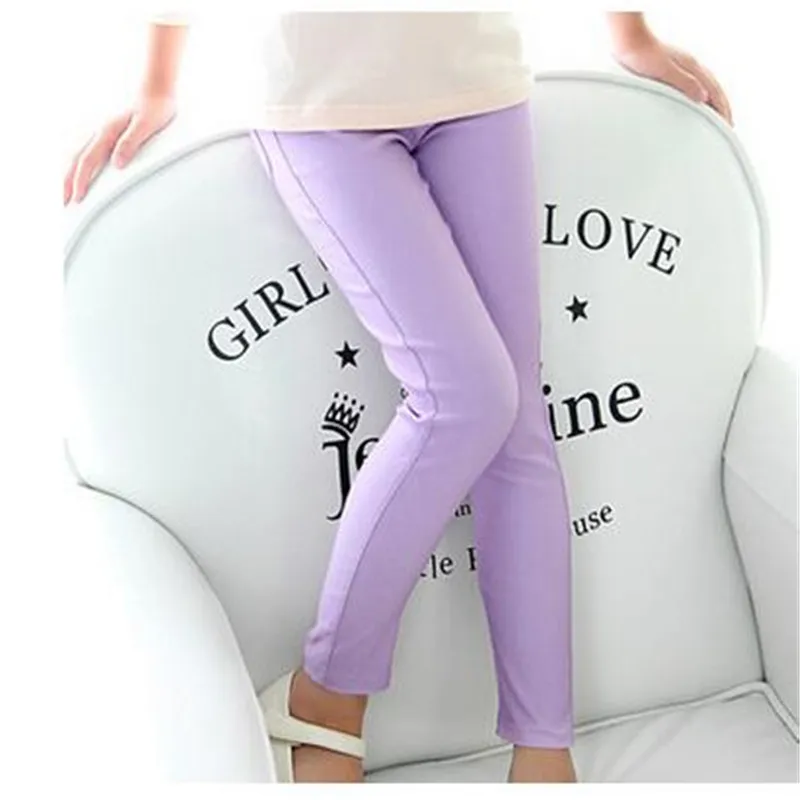Леггинсы для девочек с эластичной талией|pants girl|trousers girlsgirls trousers |