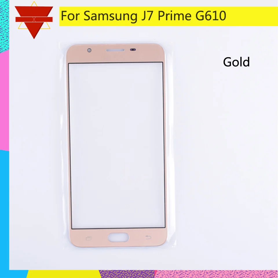 Для samsung Galaxy J7 Prime G610F G610 SM-G610F SM-G610Y/DS SM-G610F/DS сенсорный экран передняя стеклянная панель сенсорный ЖК-экран Внешний