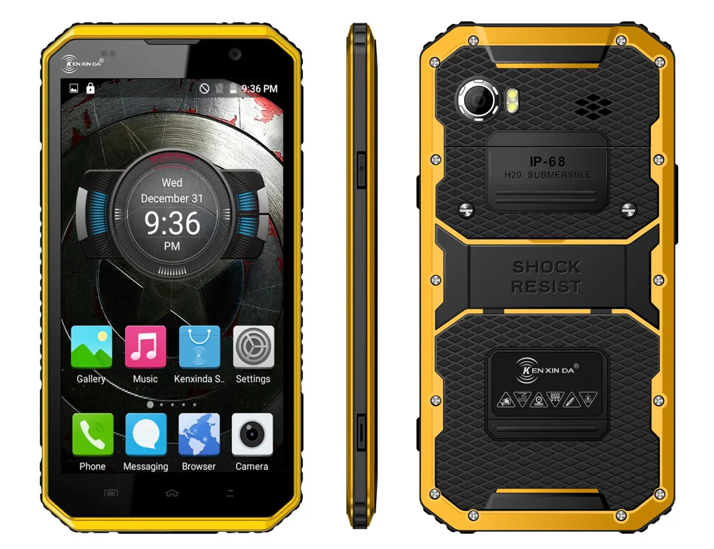 Kenxinda W9 смартфон с восьмиядерным процессором MTK6753 ОЗУ 4 Гб ПЗУ 6 дюймов|rugged smartphone|phone