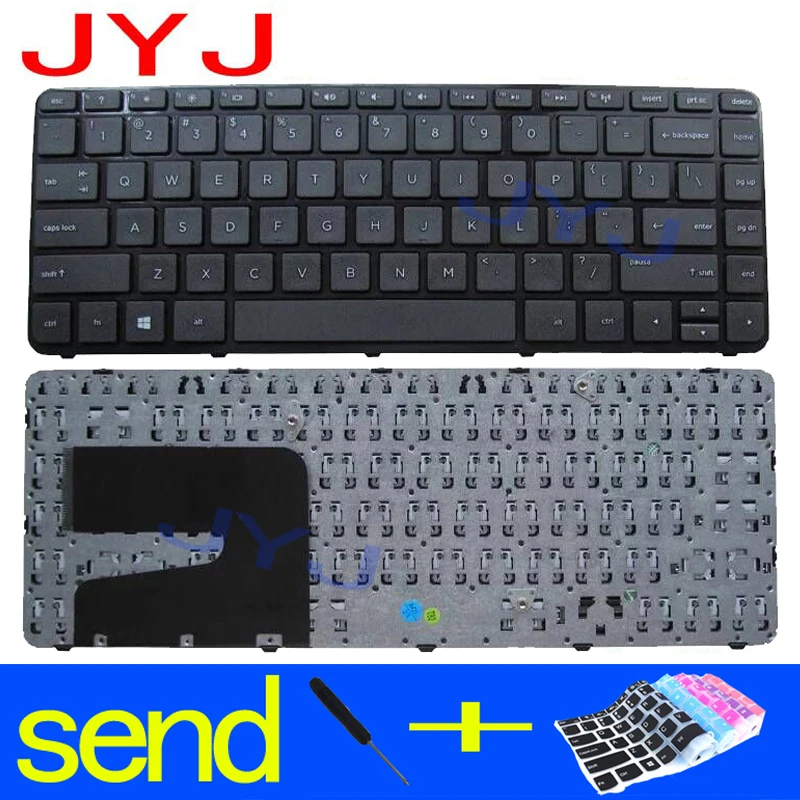 Новая клавиатура для HP 14 s000 s100 N N100 245 246 240 G2 G3 с рамкой клавиатуры ноутбука