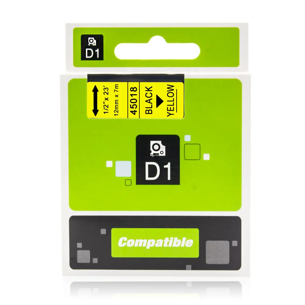 Absonic 12 мм совместимый с dymo D1 лента этикеток для принтера лента 45013 45010 45017 45018 для производитель Этикеток Dymo LabelManager 160 280 260P