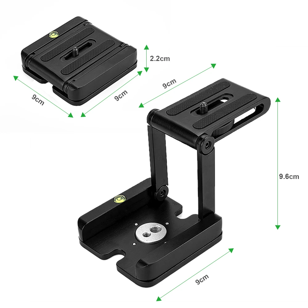 Новинка гибкая наклонная головка штатива Z из алюминиевого сплава Складная