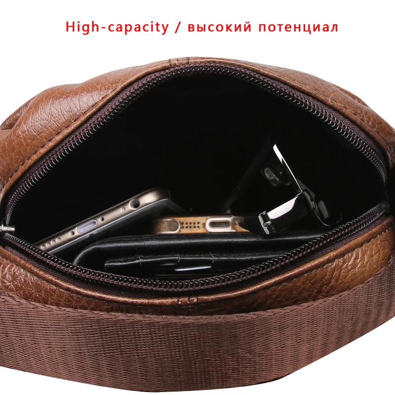 2017 Лидер продаж новые модные натуральная кожа сумки Малый Сумка Мужские через