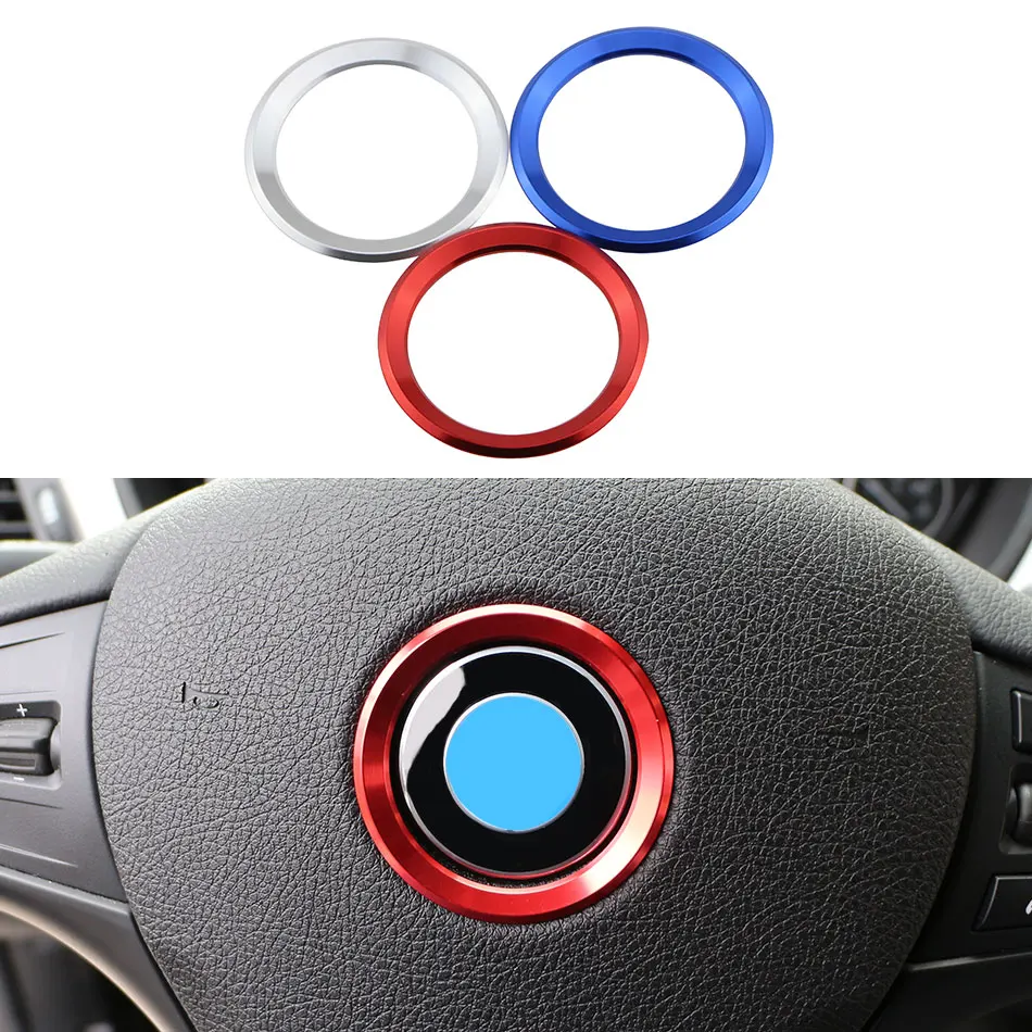 Color My Life Car Styling Decoration Ring Steering Wheel Circle Sticker For BMW M3 M5 E36 E46 E60 E90 E92 X1 F48 X3 X5 X6