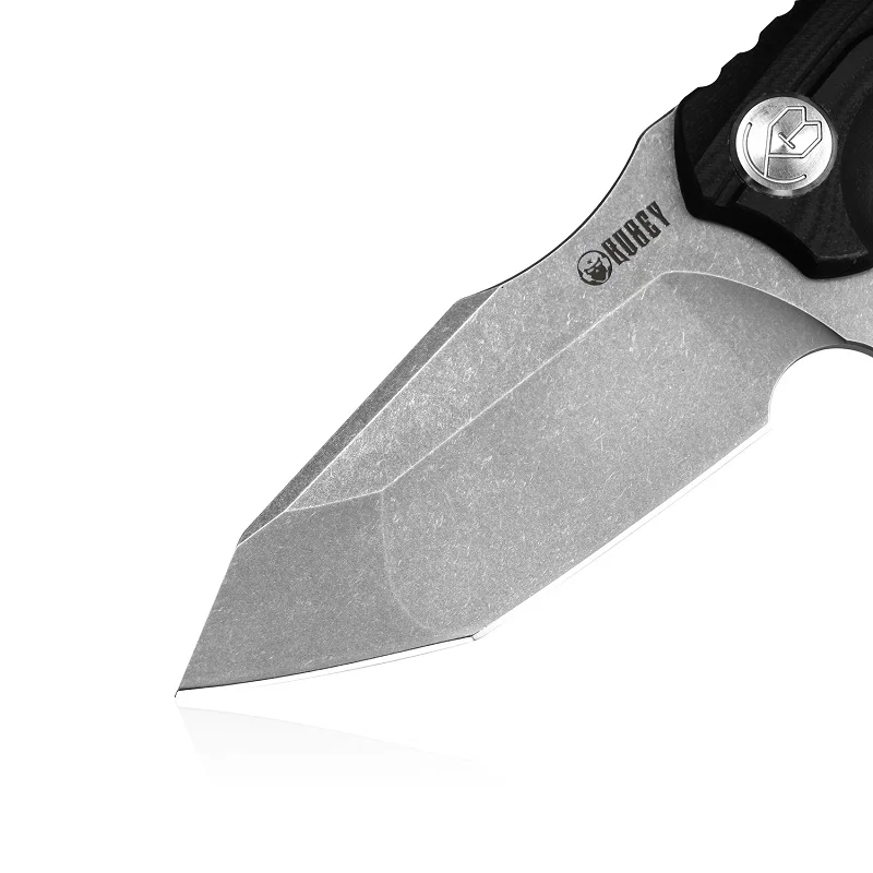 KUBEY KU230 тактический нож с фиксированным лезвием и ножной Kydex D2 лезвие и Ручка G10 для выживания на открытом воздухе самообороны и EDC - Цвет: Stonewash