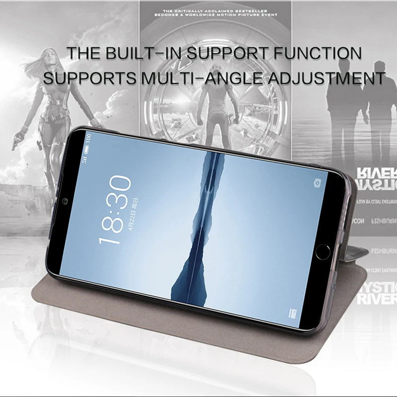 MOFI для Meizu 15 Plus, чехол-книжка из искусственной кожи, роскошная задняя крышка для Meizu 15+ M891H, чехол для телефона, ультратонкий защитный экран