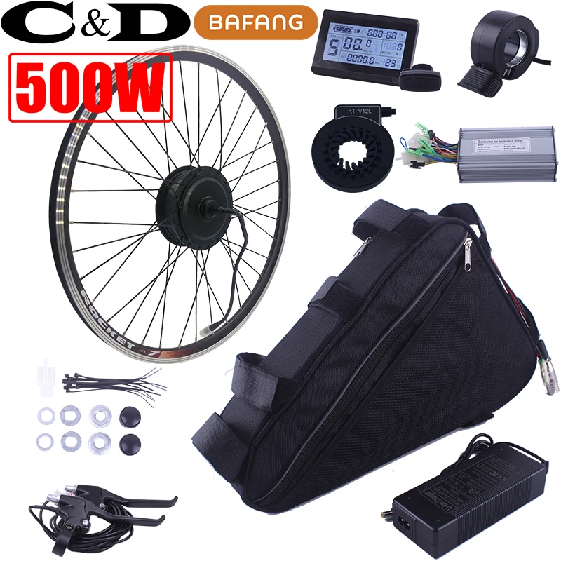 500W 48V 15.6AH мотор SWX02 BAFANG 8fun Треугольники сумка литиевая батарея ЖК дисплей для