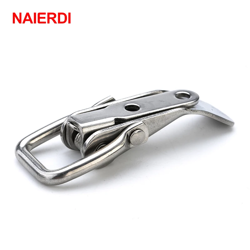 NAIERDI-J501 ящики для шкафа замок Засов из нержавеющей стали пружинная защелка защелки тумблер замки подшипник 50 кг для мебельной фурнитуры