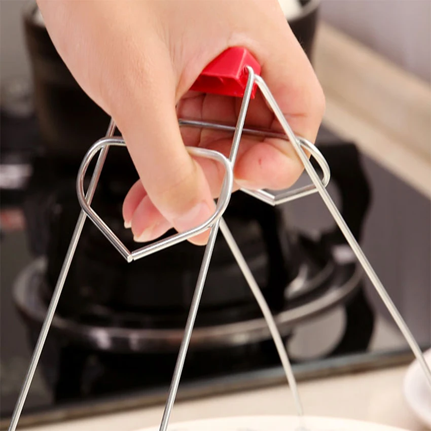 1 шт. полезные Нержавеющая сталь Чаша Блюдо клип горшок держатель номерного