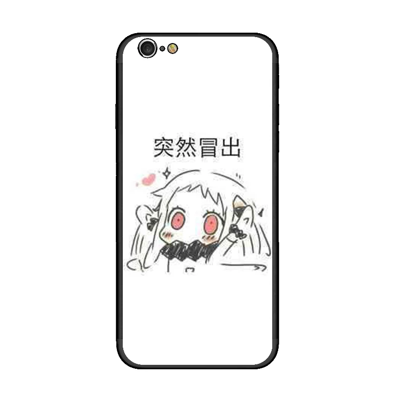 Ультра тонкий чехол выражение узор для iPhone 6 6s Жесткий PC + TPU телефон случаях принт