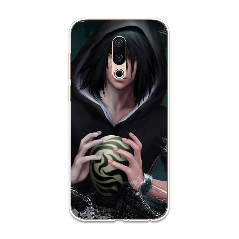 Uzumaki Naruto силиконовый чехол для телефона Couqe Fundas Meizu 15 16 Lite Plus 16X Note 8 Pro 6 7 X8 U10 U20