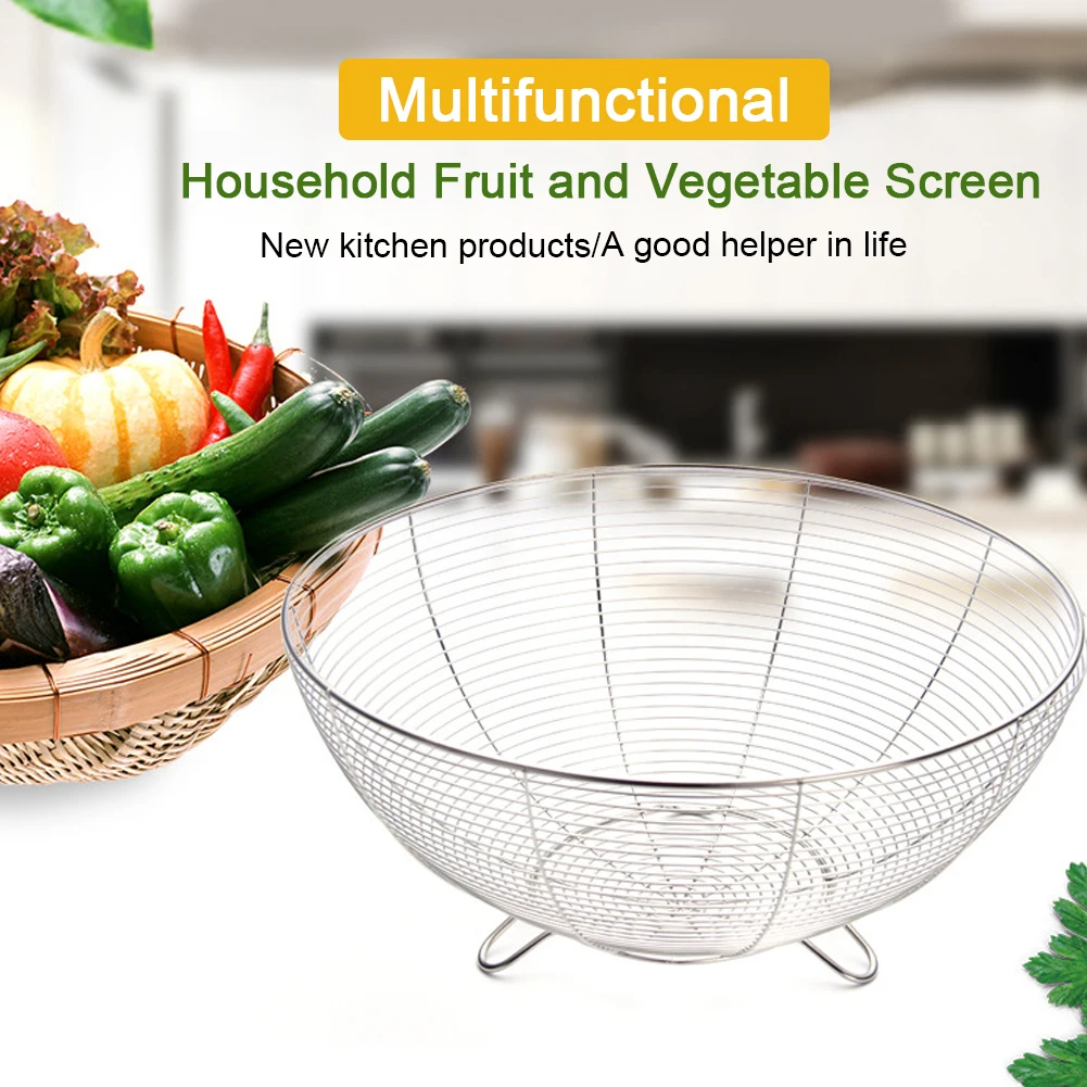 Desktop Holder Decorations Storage Kitchen Fruit Basket Metal Nordic Style Hollow Iron | Дом и сад