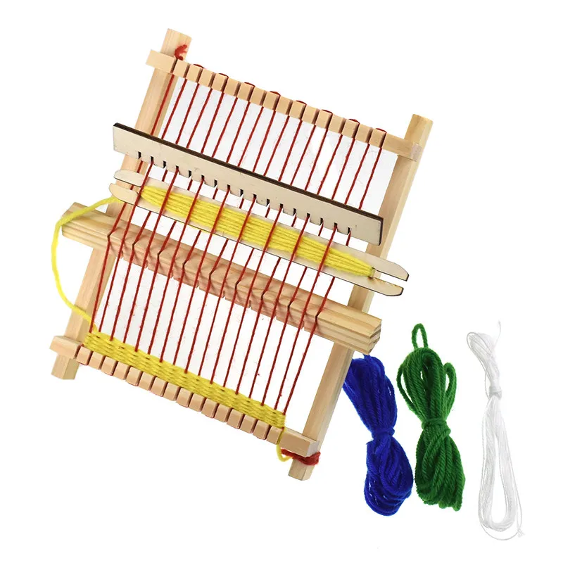 Ткацкий станок сделай сам для вязания древесины ткацкий ручной вязки инструмент
