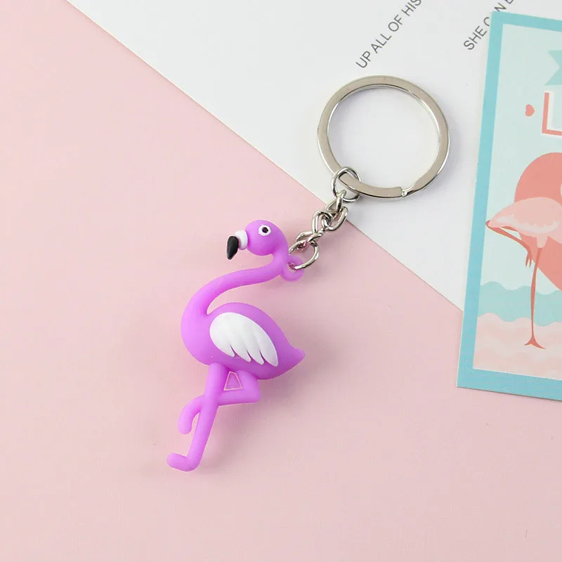 flamingo purple 6 шт. Фламинго декорации на свадьбу, вечеринку брелок декорация детский душ День Рождения украшения Детские вечерние принадлежности - Цвет: flamingo purple