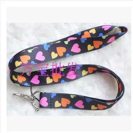 

10pcs Butterfly and Love Heart Pattern Lanyards holders Neck lanyards