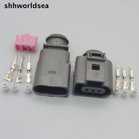 

Shhworldsea 3-контактный автомобильный распределительный вал, разъем датчика камеры, подвесной хвостовик, чехол для распределительного вала, фотоаксессуары 1J0973703 1J0973703