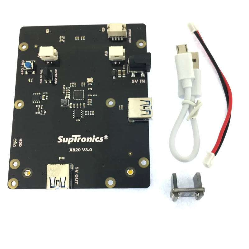 Плата расширения для хранения Raspberry Pi 2 5 &quotSATA HDD/SSD X820 V3.0 USB 3 0 мобильный модуль