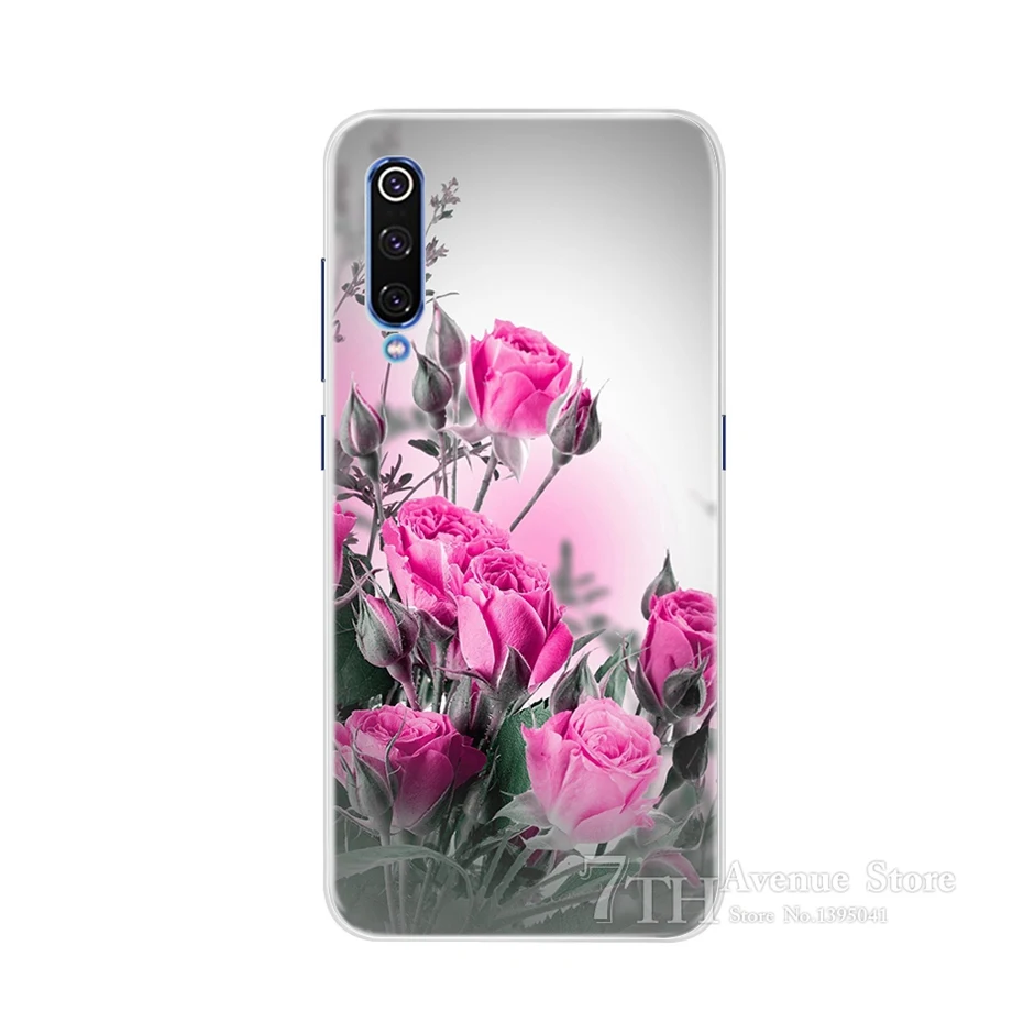 Мягкий силиконовый чехол для Xiaomi Mi 9 Модный узор мягкий из ТПУ телефона Mi9 Snapdragon 855