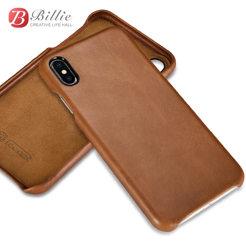 ICarer для iPhone XS Max чехол Роскошный милый тонкий Винтажный чехол из натуральной кожи защитный чехол для телефона XS Max задняя крышка