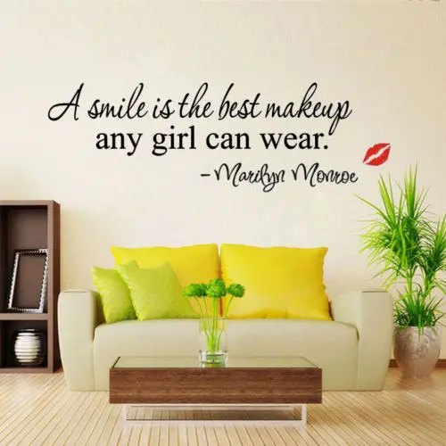 Черный Улыбка является лучшим макияж любая девушка искусство росписи Декор