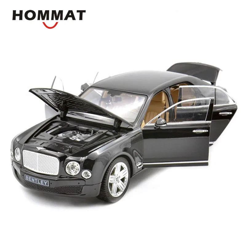 HOMMAT Simulation1/18 Mulsanne люкс Сплав 1:18 литья под давлением модели автомобиля Коллекция игрушечных автомобилей модель украшения подарок для детей