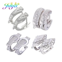 juya diy fine jewelry material supplies handmade earwire goldsilver color earring hooks accessories for luxury earrings making