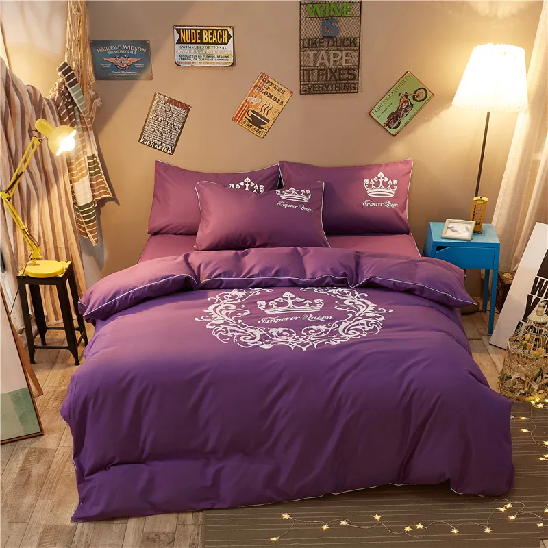Illucity перкаль матовый микрофибра Корона нордический пододеяльник/doona пододеяльник king queen двойной один размер 3 шт. набор