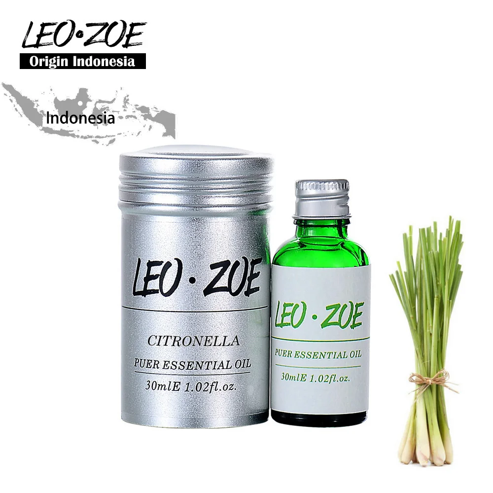 Эфирное масло цитронеллы известного бренда LEOZOE сертификат происхождения из