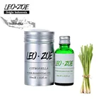 Эфирное масло цитронеллы известного бренда LEOZOE, сертификат происхождения, масло цитронеллы из Индонезии 10 мл