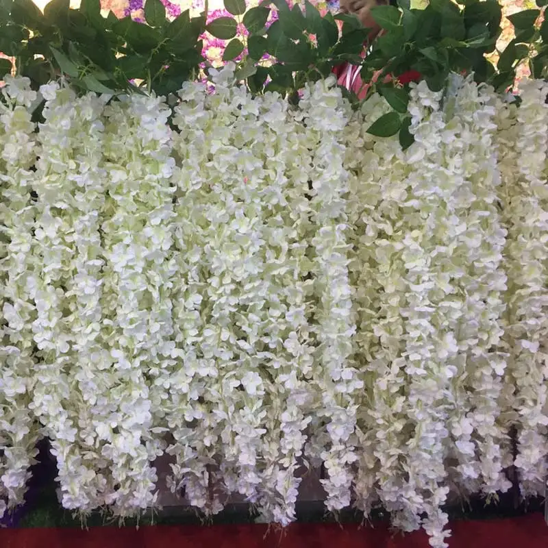 Горячая 10 шт ротанговая лента Wisteria искусственная Цветочная лоза для Свадебные