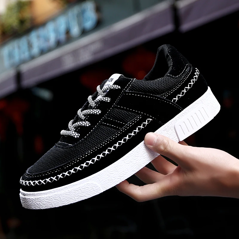 Новинка 2018 весенние кроссовки мужская обувь Тренд дышащая zapatillas скейтборд