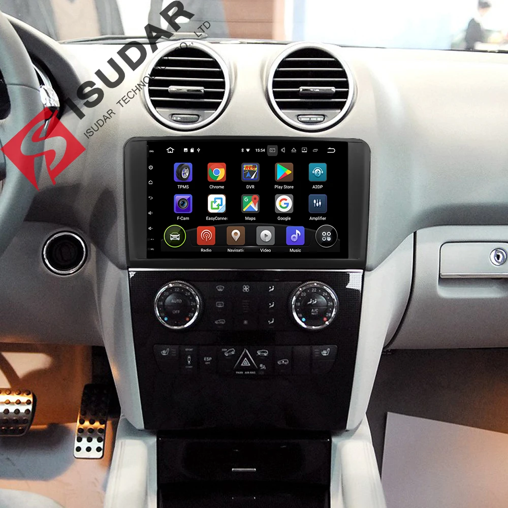 Isudar Автомагнитола 2 Din с 9 Дюймовым Экраном DSP на Android 7.1 для Mercedes/Benz