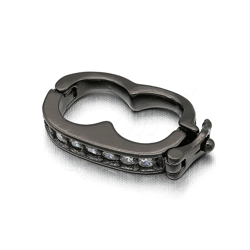 Застежки-крючки из меди с микро-инкрустацией фианитами аксессуары для украшений