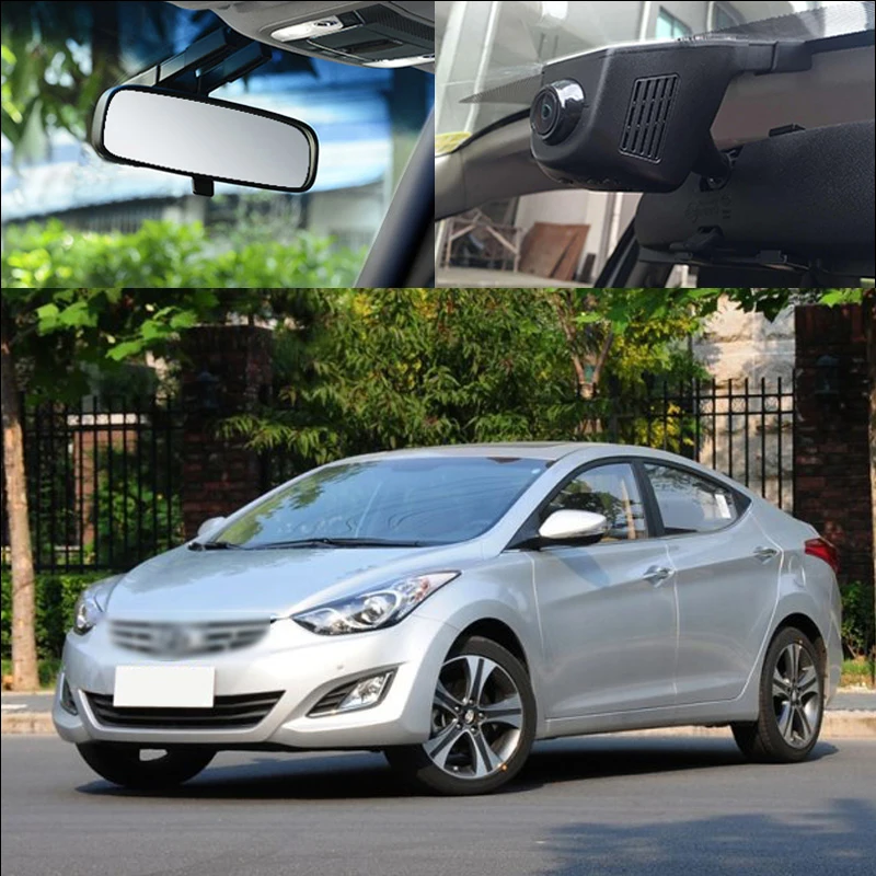 BigBigRoad для Hyundai Elantra автомобиля беспроводной доступ в Интернет DVR видео